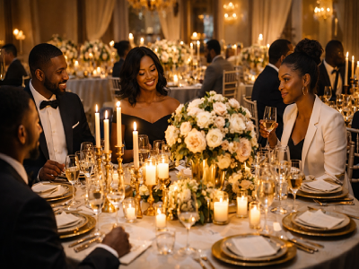 Private celebration with elegant table styling