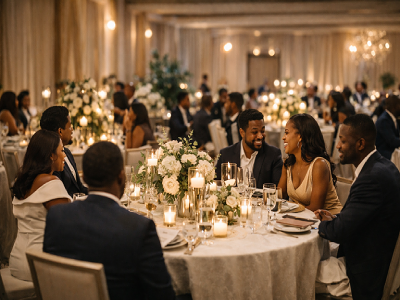 Private celebration with elegant table styling